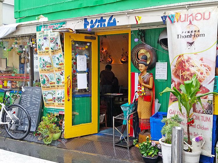 トンホム中野店の店頭