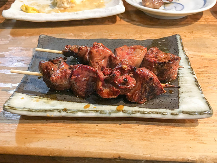 焼き鳥どん　荻窪店の上レバ