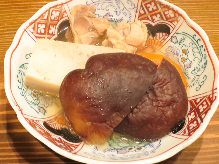 まるの干ししいたけと高野豆腐煮