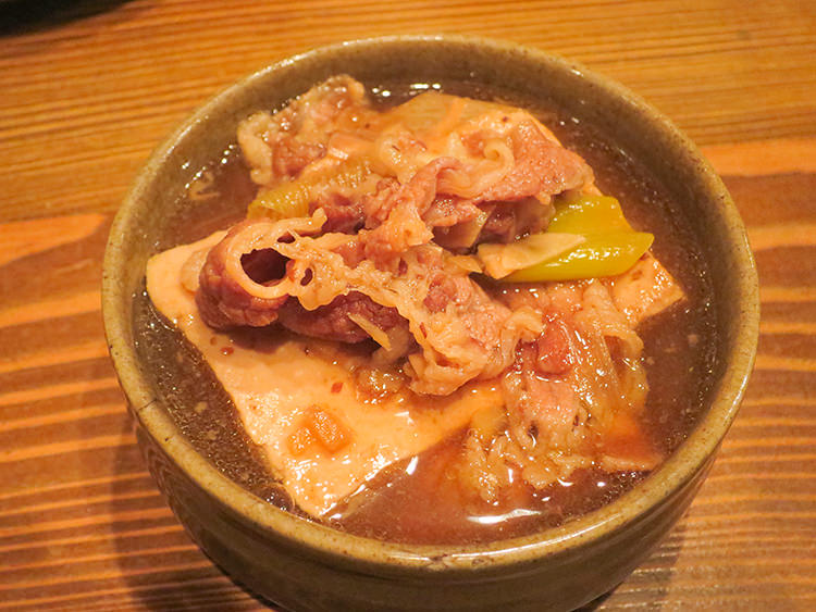 まるの肉豆腐（醤油）