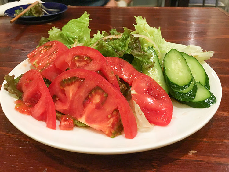 炭火焼肉 やま元のやまげんサラダ