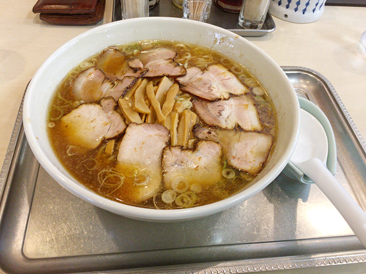 永福町大勝軒のチャーシュー麺