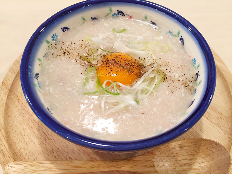 サンマイサンのお粥「牛肉と卵」