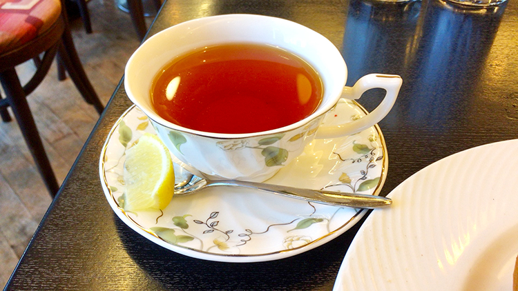 カフェ・ド・ウィングの紅茶