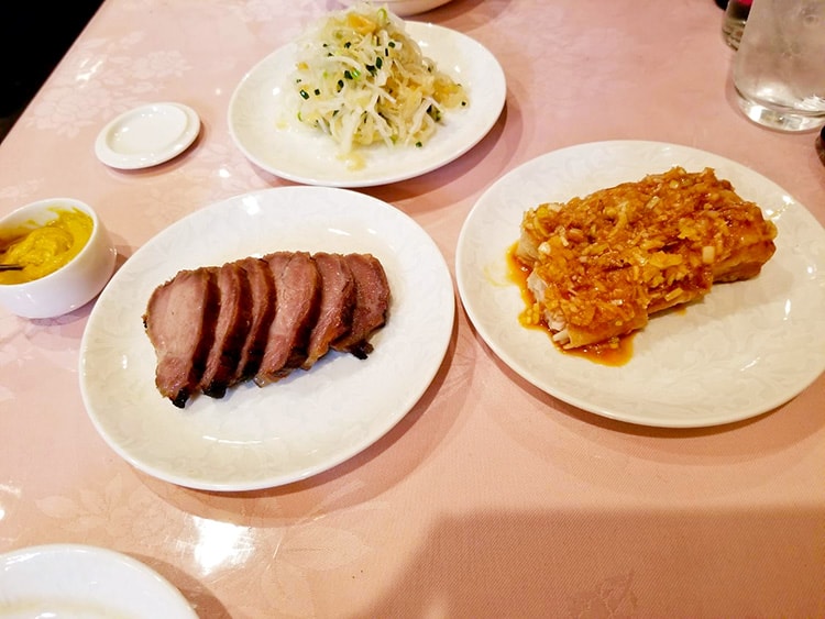 北京遊膳の三種盛り合わせ冷菜