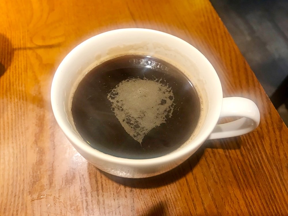  五感のホットコーヒー