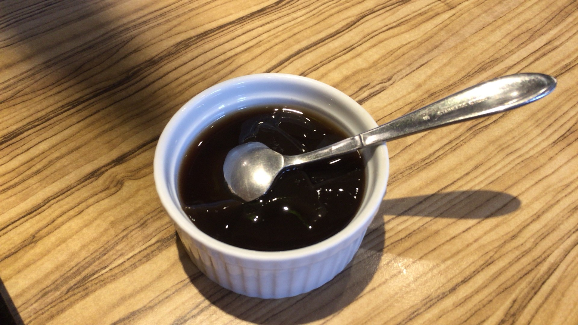 呉さんの台湾料理の仙草ゼリー