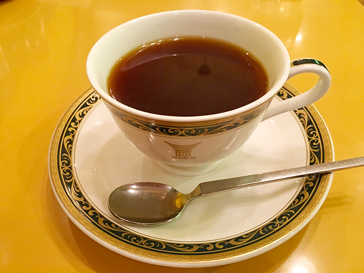 「カフェ クレエル」のコーヒー