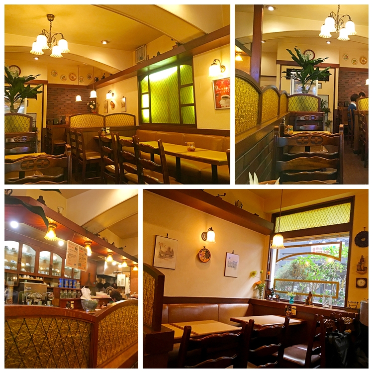 カフェ クレエルの店内