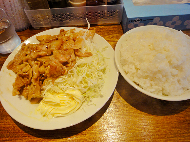 「荻窪　中華屋啓ちゃん」生姜焼き