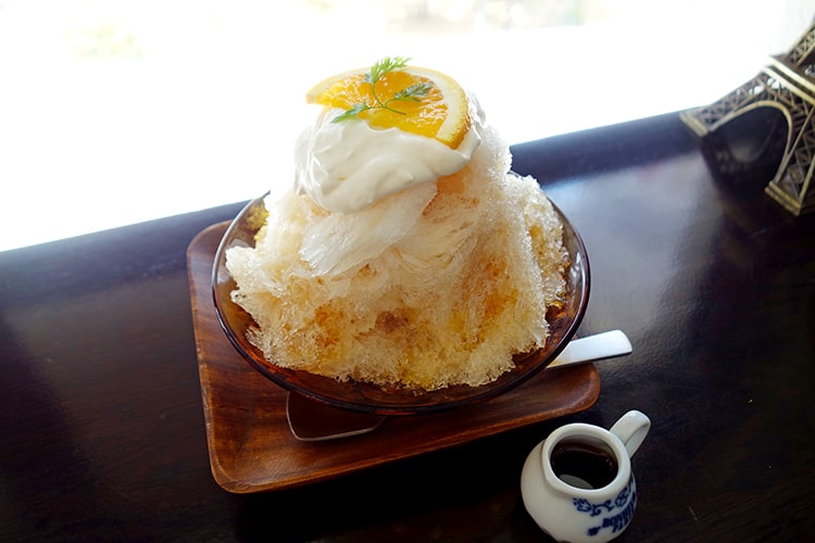 「JULES VERNE COFFEE 高円寺」のかき氷