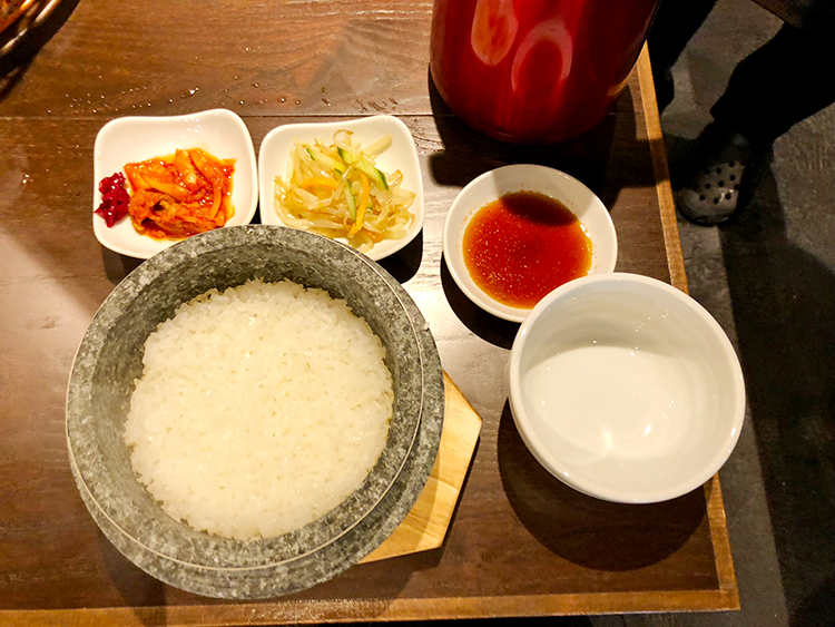 KollaBo吉祥寺店のご飯の食べ方