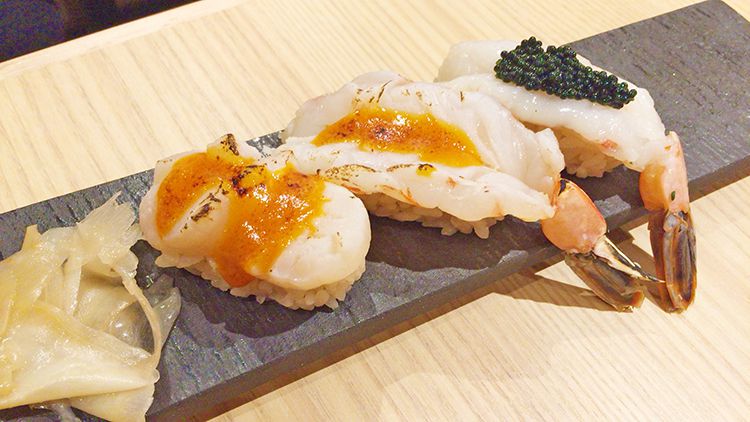 鮨・酒・肴 杉玉の極み寿司の一貫シリーズ
