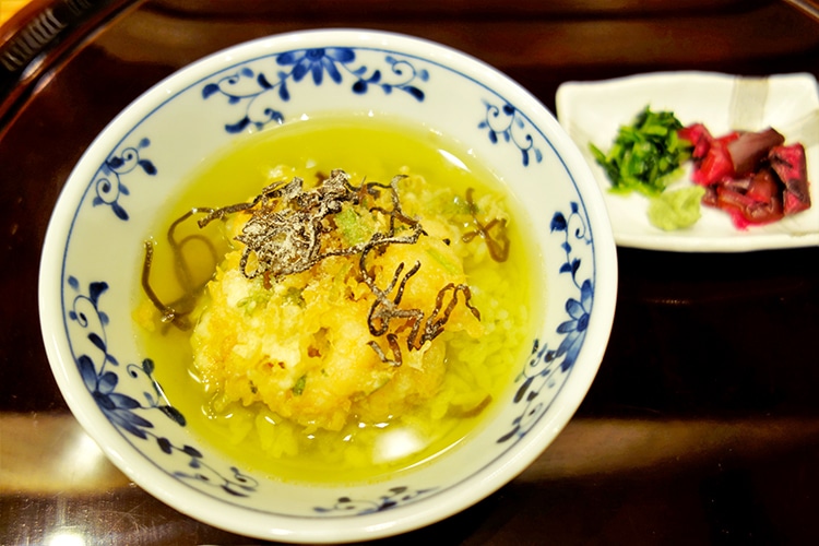 天ぷら 花れの天茶