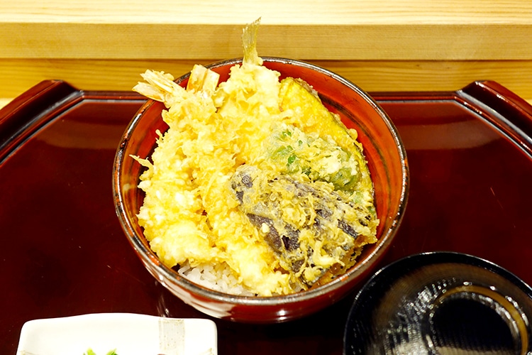 天ぷら 花れの天丼