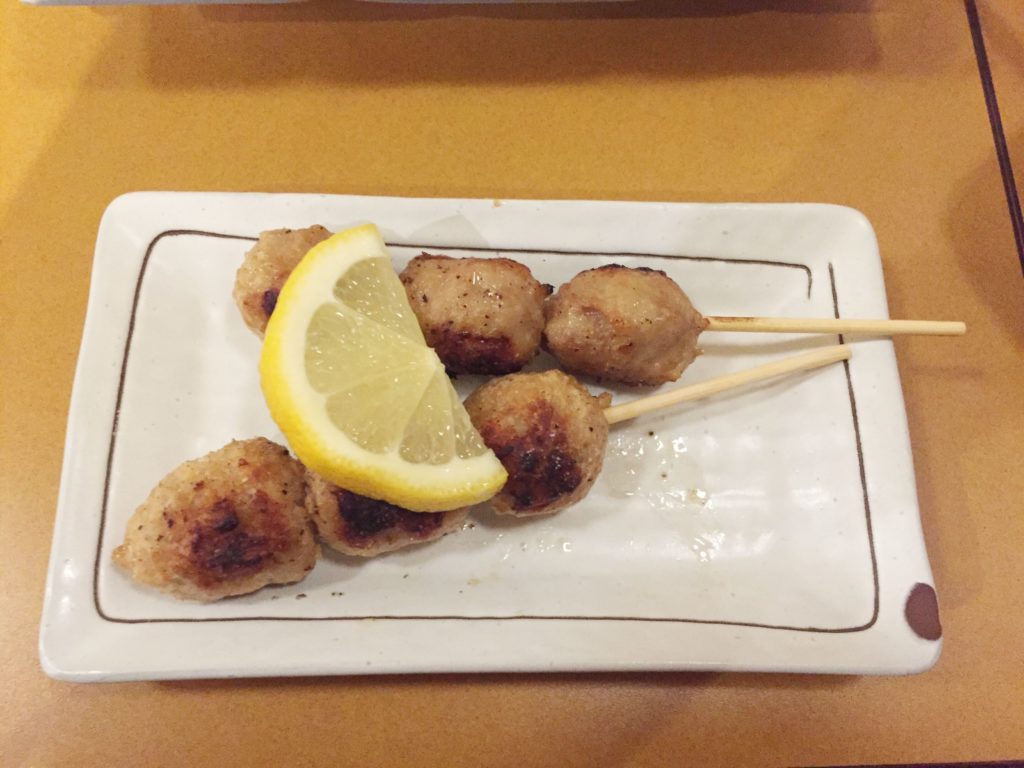 駒忠のつくね串