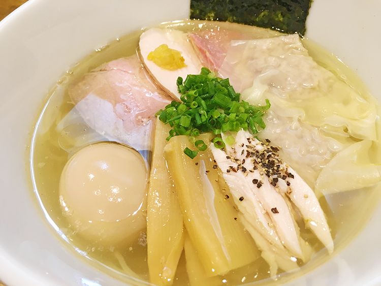 麺屋 正路の特製塩ラーメン