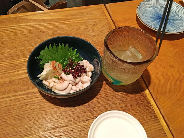 魚秀の白子ポン酢