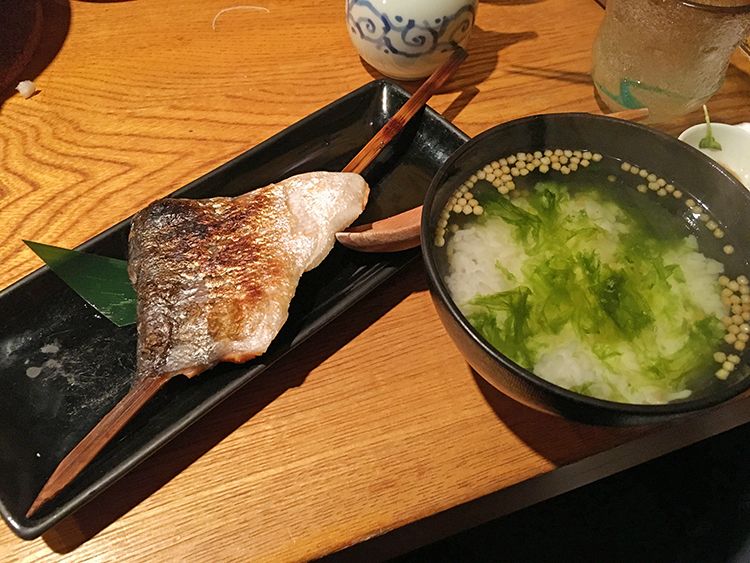 魚秀の鮭本茶漬け