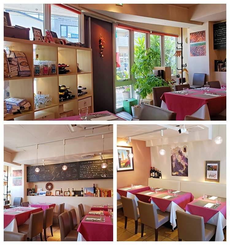OSTERIA DA HIROKIの店内