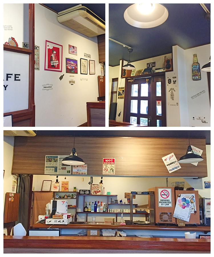 BURGERS CAFE GRILL FUKUYOSHIの店内