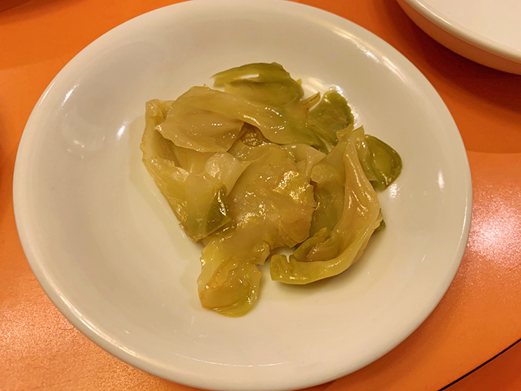芙蓉菜館のザーサイ
