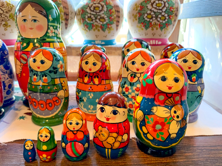 ロシア雑貨店パルクのかわいいマトリョーシカ