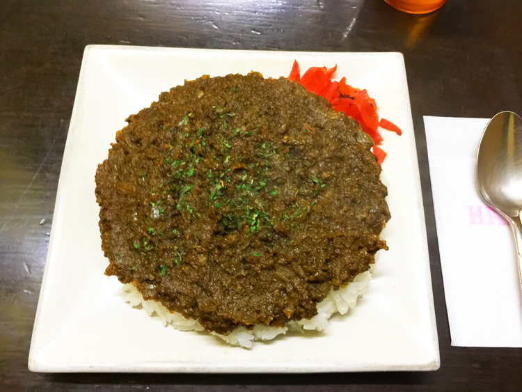 カフェ・ハイチのドライカレー