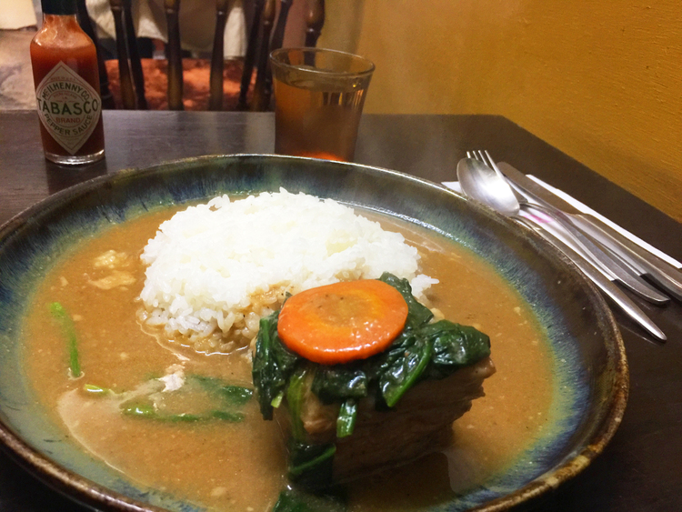 カフェ・ハイチのラグでポーク