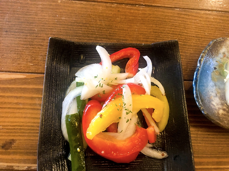 大島屋の野菜のピクルス