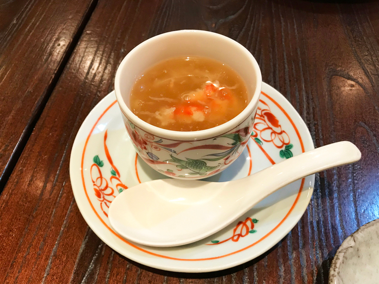 中國名菜 孫（そん）のフカヒレと海鮮のスープ