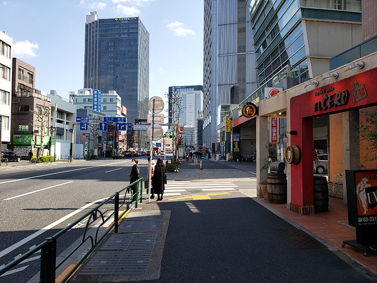 大通り沿い