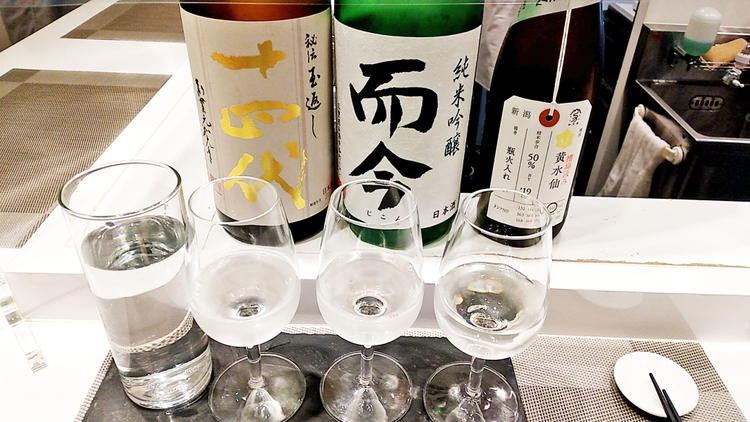 お酒の実験所の日本酒たち