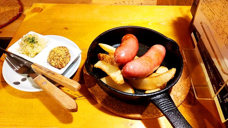 中野ビール工房のソーセージ