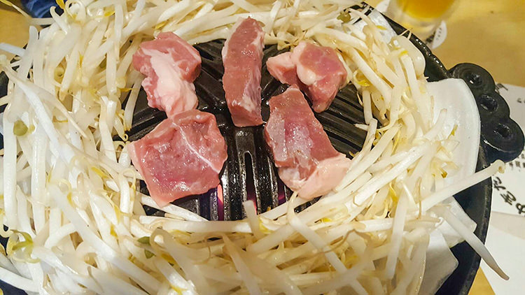 ゆきだるまのラム肉