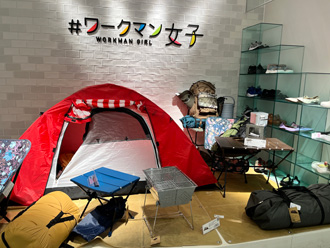 ワークマン女子東急百貨店吉祥寺店の入り口