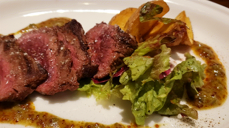 Brasserie EDIBLEのフランス産牛ハラミステーキ