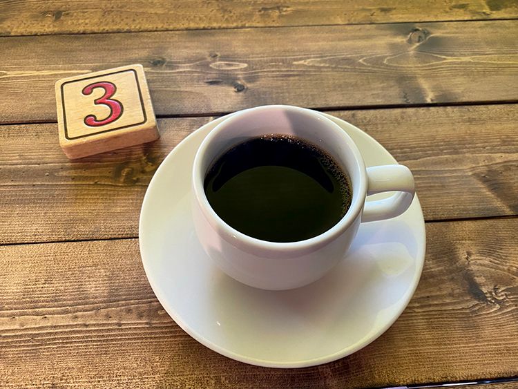 うしとら食堂のコーヒー