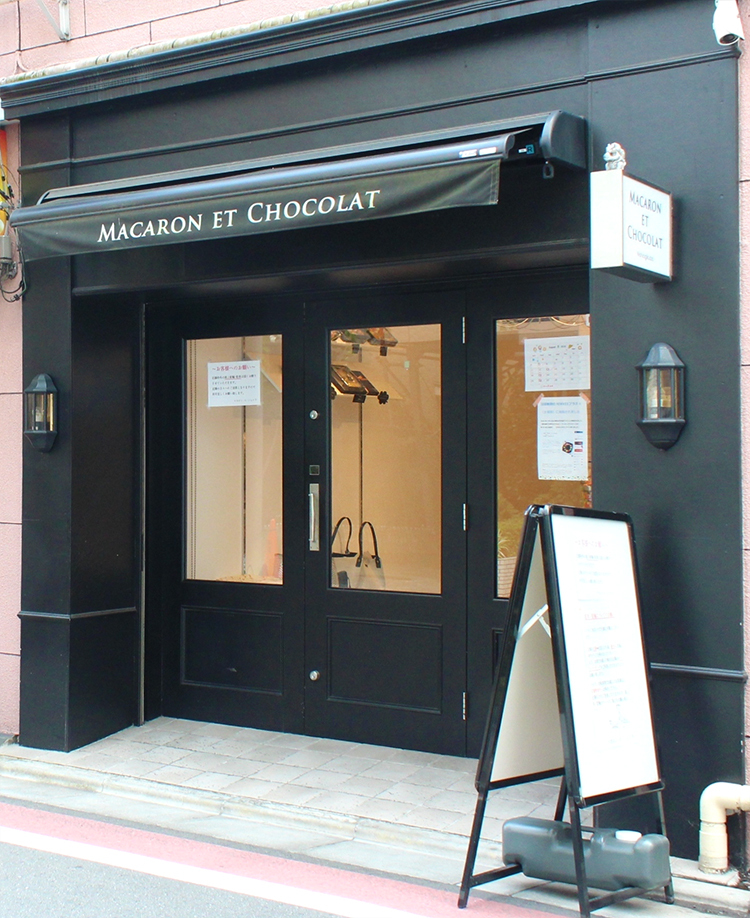 MACARON ET CHOCOLATの店頭
