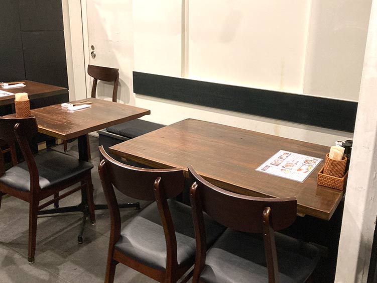 ハオツァイ阿佐ヶ谷の店内