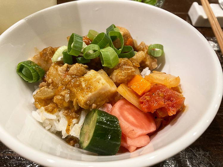 ハオツァイ阿佐ヶ谷の薬膳ポーク飯