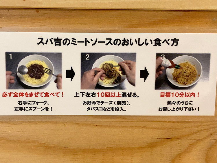 スパ吉おすすめのおいしい食べ方