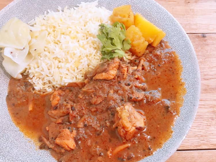 bowのきのこのチキンカリー