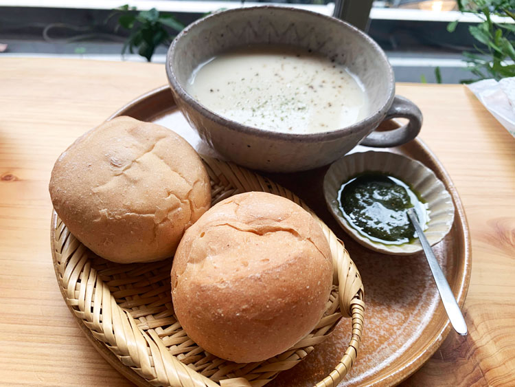 「時器」の玉ねぎのスープ