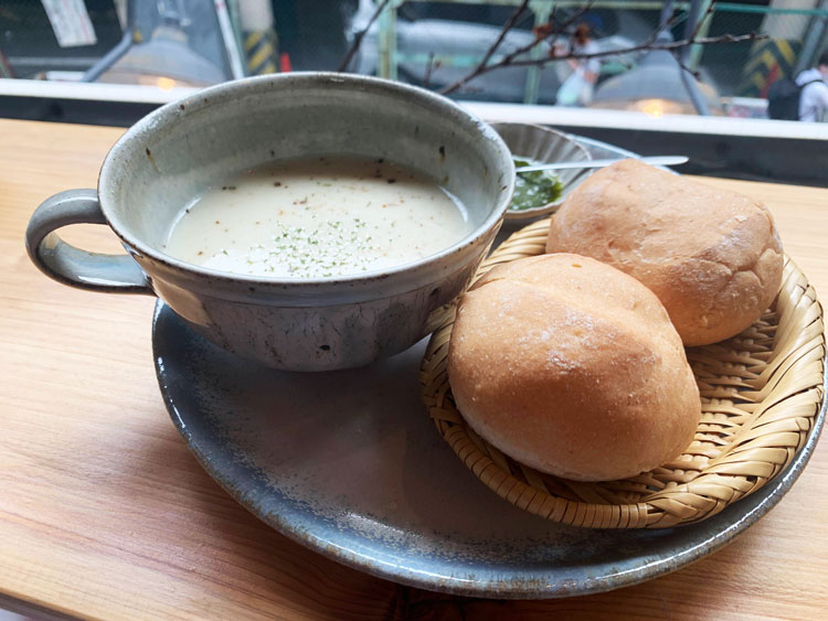 「時器」玉ねぎのスープ