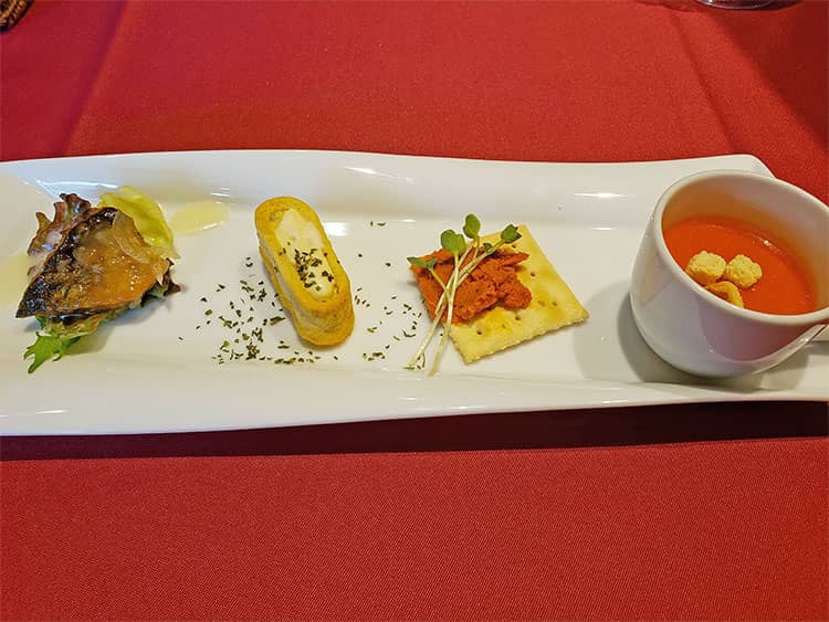 びいどろのタパス盛り合わせ
