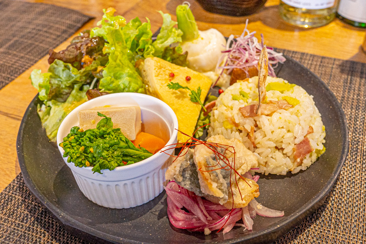 「絃cafe」の創作和食の和ンプレート