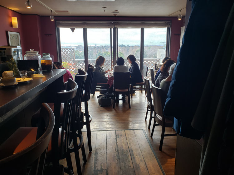 「Bistro ナナカマド」の店内
