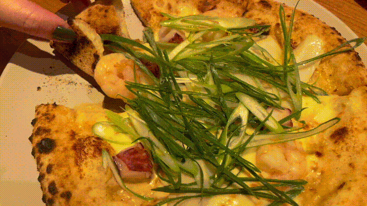 Pizzer Citrabaのピザ