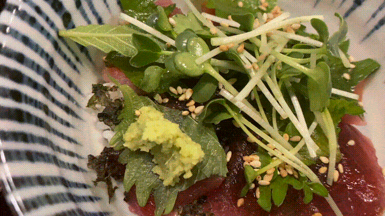 十色のランチミニまぐろ丼